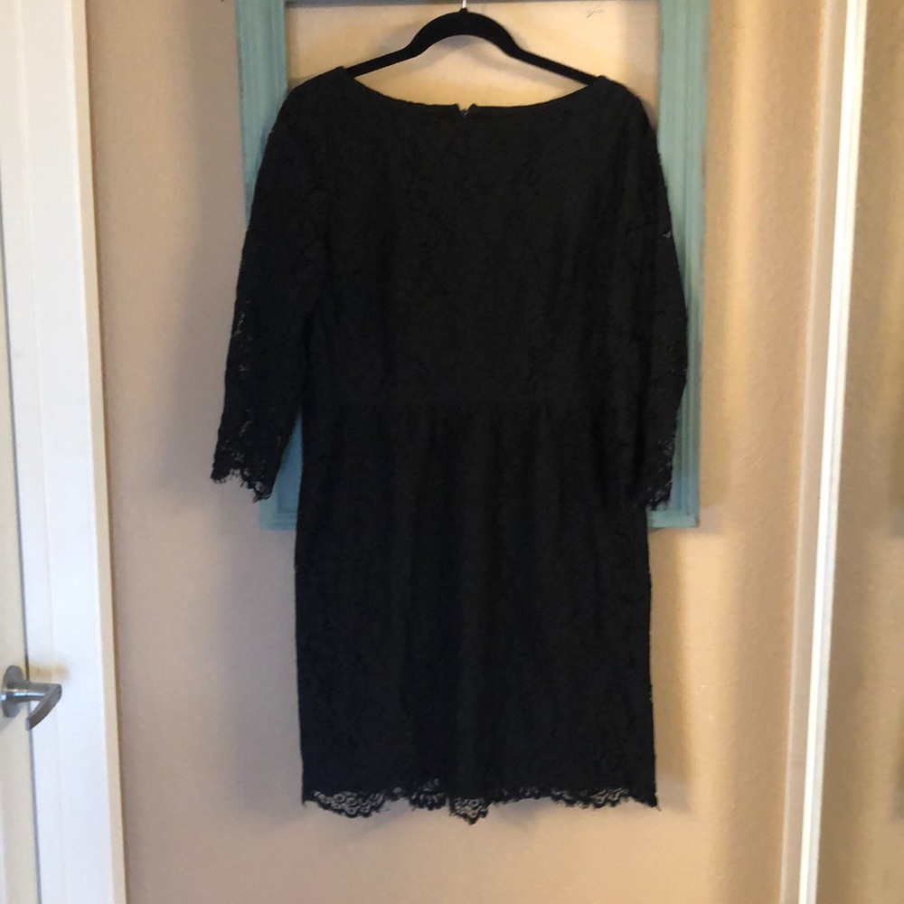 Ann Taylor Lace Dress 10 Black